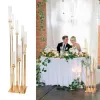 Holders Gold Candle Holders Tall 8 Arms Candle Holder for Couples Dating Engagements Room Lighting Floor Candlestick Wedding Centerpiec