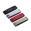 Instruments Miwayer 10 holes Harmonica Mondstuk Puzzel Muziekinstrument Beginner Onderwijs Play Gift Copper Core Resin Harmonica