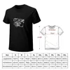 T-shirts voor heren Retro Rangefinder Camera Line Design-Zwarte achtergrond Wit inkt T-shirt Oversized Top Mens Sweater Zwart T-shirtl2405