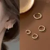 Orecchini per borchie Mloveacc 925 Strtui a orecchie zirconi in cristallo in argento in argento per donne 2024 Gioielli da cartilagine setto piercing alla moda