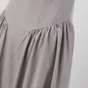 Robes décontractées Femmes Été Élégant Midi une robe de ligne Belle V V Vendelles Spagehetti Spagehetti Arrivées 2024