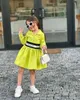 Mädchenkleider Chic Kids Girls Kleid Casual Langarmed Kleid perfekt für Kinderkleidung im Frühjahr/Herbst 2 bis 9L240508