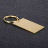 50PCS Stainless Steel Blank Dog Tag Round Fish Bone Clothes Keychain Pendants For Necklaces Custom DIY Jewelry Making 240508