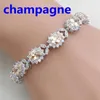 Bragle Fashion Crystal Gem Temperament Bracciale Temperamento Elegante Regalo di gioielli bracciale per donne