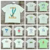 Casa Blanca Kazablank Gömlek Erkek Kadın Gömlek Top Elbise Gömlek İnce Fit Moda Tasarımcı Sıradan Giyim Kalitesi Kaliteli AB Boyutu S-XL ER01