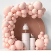 Partydekoration 86pcs/Set Macaroon Ballonanzug Geburtstag Hochzeit Valentinstag Babyparty -Dekor Solid Color Latexballons