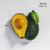 Aimants 3PCSFRIDGE FRIMIT MANGET MANGETS Souveniture Aimants alimentaires pour le réfrigérateur Maignants peints en résine 3D