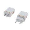 USB -Ladegerät Schnellladung Wandladung für iPhone Samsung Xiaomi Huawei Mobile 2 Ports EU/US -Stecker -Adapter -Reise