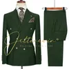 Fashion Design Men Suits Costume Business Robe de mariée Homme Tuxedo Terno Slim Fit Prom Double Breasted Blazer 240429