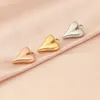 Charms 5 % Peach Heart Mirror Pools 304 Roestvrij staal blanco stamping hangers diy sieraden bevindingen Accessoires