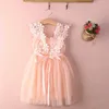 Robes de fille mignonne robe d'été adaptée à la fête de vêtements pour bébé