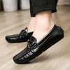 Casual Shoes Summer Breathable Men's Loafer Genuine Leather Suede Manufacturer Korean Style Driving