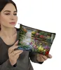 Kosmetiktaschen Claude Monets Ölmalerei Wasser Lilie Aufbewahrung Beutel Damen Schönheit und Make -up -Tasche Frauen Lippenstift kleine Beutel Make -up Box D240425