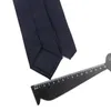 Bow Ties Style 7cm ull slips smal randig slips fast färg marinblå blue corbata hög kvalitet varma bröllopskläder tillbehör