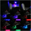 Decoratieve lichten Nieuwe auto -lamp Mini USB LED Interior Atmosphere noodverlichting PC Colorf lamp Accessoires Drop levering Automobil Otvzn