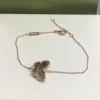 925 Sterling Sier Clover Bracelet For Women four leaf Bracelet luxury Jewelry 18K Gold plating Bangle lucky bracelet Chain jewelery Gift e8Ic#