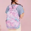 Rucksack -Multi -Taschen mit Lunch -Tasche -Bleistiftbeutel Dye Dyepack -Schultaschen Taschen