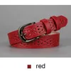 Belts Belt for womens versatile non perforated belt decoration thin jeans with hollowed out design feeling niche and trendy Y240507