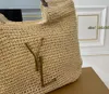 Women Straw Grass Beach Bags Fashion summer Mesh Hallow Out large capacity casual HOBO designer bags Vintage crochet womens casual bags