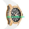 RM Luxury Watches Mechanical Watch Mills RM63-01 Dizzy Mani Auto Oro Rosa Uomo 42mm Orologio RM63-01 AO RG STG7