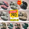 2024 Sllippers Män Kvinnor Sandaler Plattform Slides Luxury Designer Multicolor Black White Blue Maroone Rubber Slipper Fashion Beach Shoes Sliders