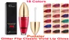 Pudaier Lip Gloss Glitter Liquid Liquid Repstick 18 Colours Classic Vivid Lip Gloss Pearlite Makeup Velvet Matte Lipsticks étanche Diam8045783