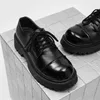 Kleiderschuhe Herren Schwarz Business Formal tragen Leder elegant klassisches britischer Bräutigam