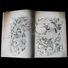 EST tatouages illustré par God Monkey Dragon Dragon Snake-like Culte Crane Full Back Flower Arm Modèle traditionnel Book A4 240423