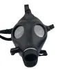 Maskeler Silika Jel Gaz Maskesi Fetiş Lateks Kauçuk Maske Kaput Nefes Kontrolü Conquar Chuting Headgear Cosplay Kostüm Partisi Giyim