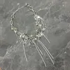 Correntes estrelas Tassel Tassel Chokers Y2K Jewelry Chain Colares