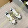 Hoge kwaliteit Designer Luxe damesschoenen Casual Outdoor Sneakers Vintage Suede Leather Dames en Men Trainers Fashion Derma Casual Shoes P58