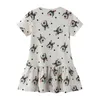 Robes de fille sautant mètres chauds vendeurs robe fille robe animale imprime