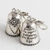 Figurine decorative Blessing Bell Amici sono angeli ornamenti al tuo fianco minuscolo argento per un amico o una persona amata decorazione artigianato