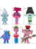 Actionspielzeug Abbildungen 3-6cm 12pcs/Set Trolle Branch Critter Skitter-Figuren Trolle Kinder Trolle PVC Actionfigur Spielzeug Cartoon Charakter Kinder Geschenke T240506