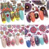 Nail Gel MSHARE nail transfer foil glue water gel adhesive tape free sticker 10 types Q240507