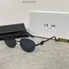 Cel Luxusdesigner Sonnenbrille Mode Retro Styling Metal Sonnenbrille für Frauen Männer Outdoor -Reise Radfahren Beste Match Metall Polished Tempel Elite Brille 201