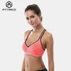 Активное нижнее белье Attraco Women Yoga Sports Bra Bra Среднее воздействие с цветочным принтом Backcross йога бюстгальтер для беговой тренировки.