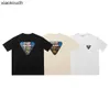 Rhude high end designerkläder för vackra och trendiga race lapp minnesmärke casual män och kvinnor löser rund nacke sommar kortärmad t -shirt för par