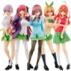 Action Toy Figures 18cm Anime Figure The Quintessential Quintuplets Nakano Ichika Nino Itsuki School Uniform Static Collection Model PVC Doll Toys T240506
