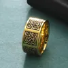 Wedding Rings Skyrim Celtics Irish Knot Mens Ring Amulet Triquetra paar vrouwen ringen vintage roestvrijstalen sieraden cadeau Wholease