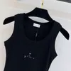 Woman Designer Vests Tshirts Summer Womens T Shirt Tanks Diamond Embroidery T-Shirts Printed Tees Tops Short Outwears Street Round Nexk Shirt Sleeveless S-L