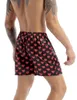 Underpants Herren -seidige Satin -Boxer -Kurzfilme lieben Sie Valentinstag Special Pyjama Nachtwäsche Unterwäsche Sommerboden für Valentinstag