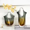 Vazen Glass Vaas Creatieve handtassen Crystal Bag Bloemarrangement Accessoires Transparant terrarium Home Decoratie