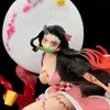 Aksiyon oyuncak figürleri yeni iblis avcı kamado nezuko el yapımı aksiyon figürleri orijinal el yapımı pvc model anime figürü serin erkek koleksiyon oyuncaklar hediyeler T240506