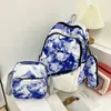 Rucksäcke 2023 Modekrawatte Dye Printed Womens Rucksack Chinesischer Stil Camouflage Children School Rucksack für Jungen Mädchen Kinder Schoolbags