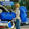 Сумки для хранения складной сумки для дафшей, женщина, путешествующая рука, большие рюкзак, держась до 65 фунтов для походного труда и доставки