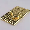 Groothandel Fancy Design Sigar Lighter Navulable Metal Gold Brick Gas Unfilled Lighter