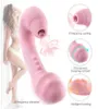 Scattatura clitoriale stimolatore orale stimolatore della pompa della figa vagina vibratore clitoride che lecca giocattoli sessuali per donna massaggiatore che succhia vibratore Y191213442493