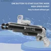 Sable Player Water Fun Beach Toy Automatic Gun Gun Electric Summer Outdoor Grande capacité LED Childrens garçons et filles Cadeaux de fête pour adultes Q240408