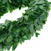 Fiori decorativi 7,5m piante di foglie di edera artificiale Garland Garland